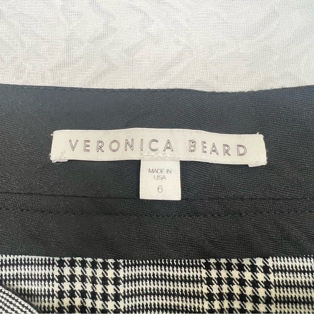 VERONICA BEARD Glen Plaid Cigarette Pants 6 - Picture 6 of 8